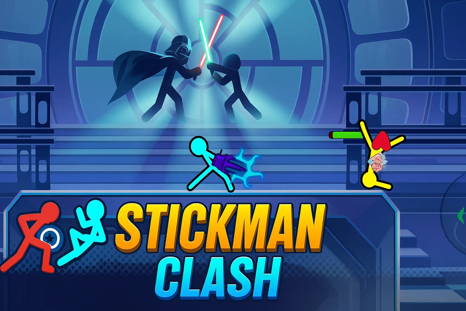 A game called Stickman Clash.